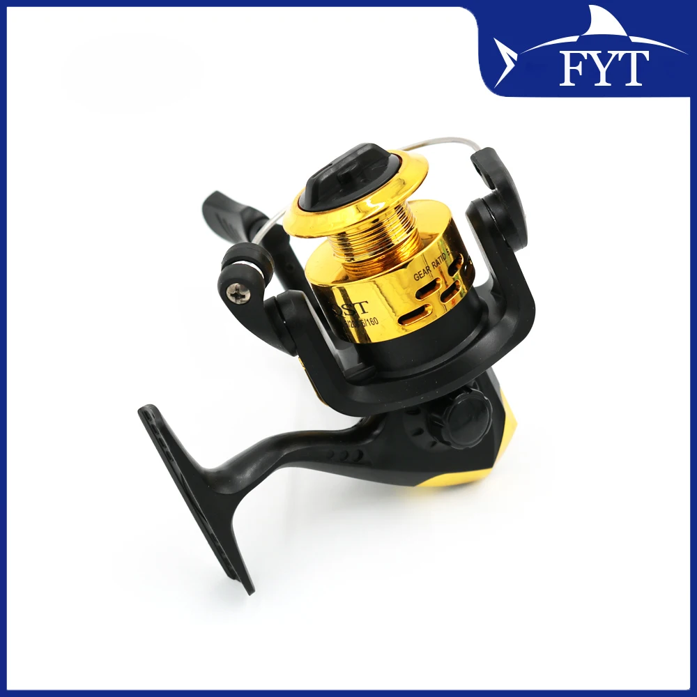 1 Uds nuevo producto carrete de Pesca serie 3BB carrete giratorio para alimentador Pesca mango de madera carretes de Pesca Pesca CK200 - imagen 4