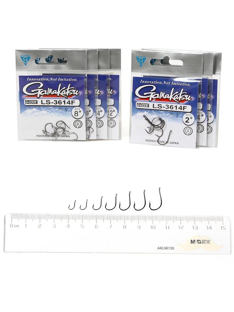 Anzuelos de pesca de Calamar de LS-3614F, anzuelos de asistencia de Japón, anzuelos circulares de pesca para peces, anzuelos de pesca de agua salada, plantilla de mar - imagen 2