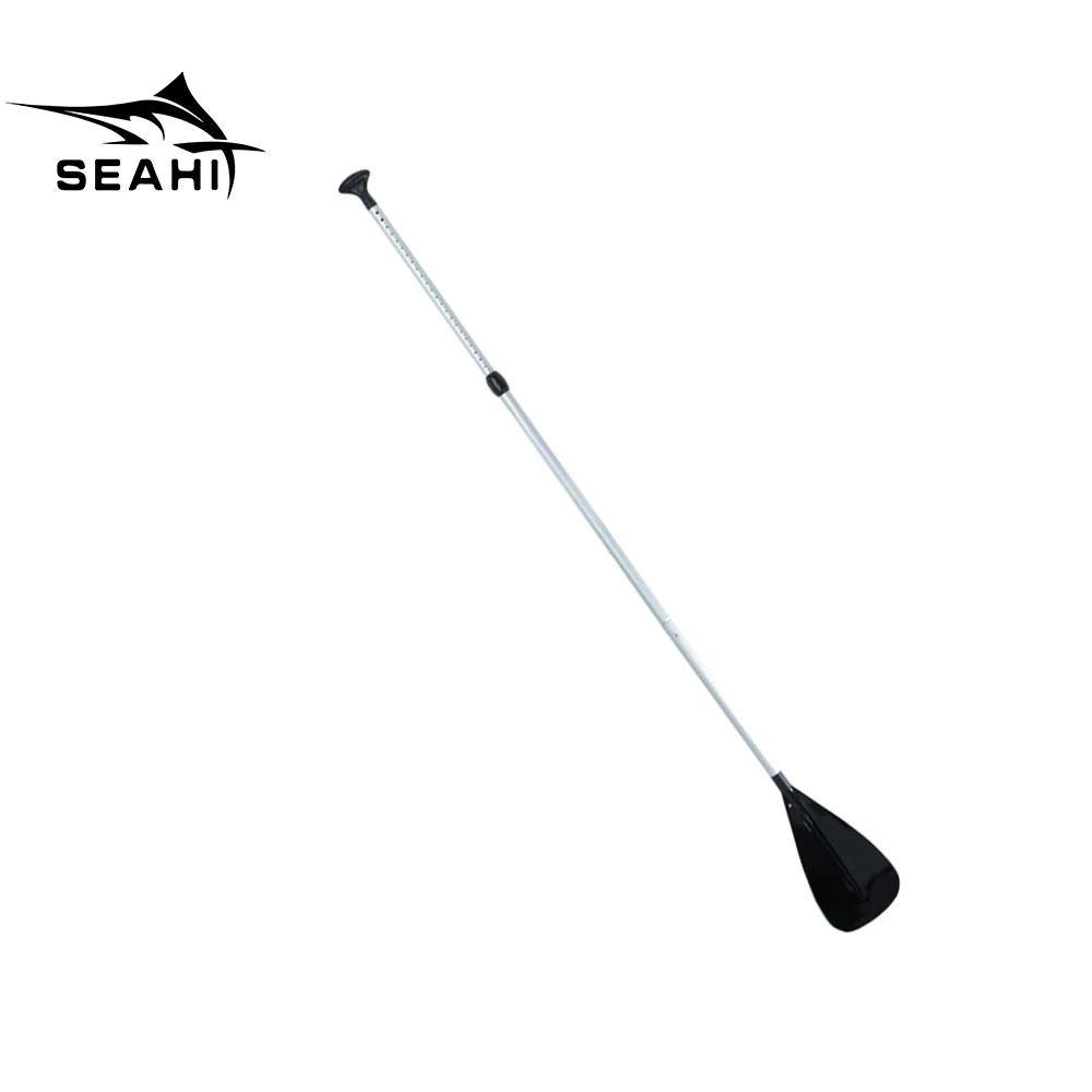 Paleta de Kayak PP, varilla de aluminio plateada, remos para barcos, accesorios para tabla de surf, accesorios para barcos, herramientas de remo, novedad de 2023 - imagen 5