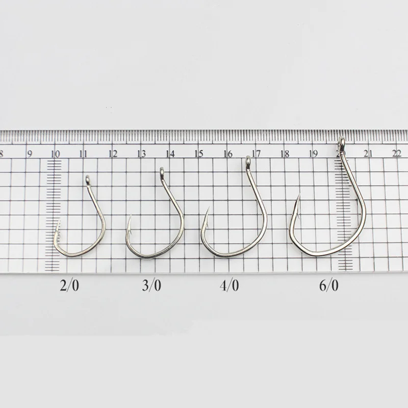 Anzuelo de Pesca Jigging Eyed head brillante, anzuelo de hojalata a prueba de óxido para Lucio, atún, lubina, accesorio de Pesca, artículos de Pesca, 500 piezas - imagen 3