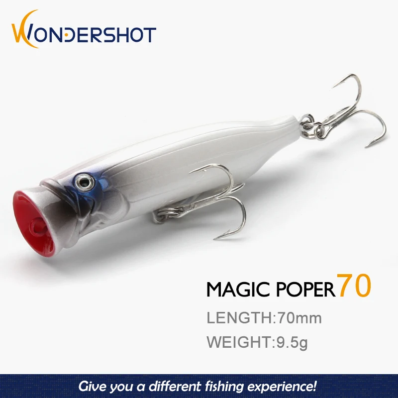 Señuelo Popper Wondershot B05 – Topwater para lubina