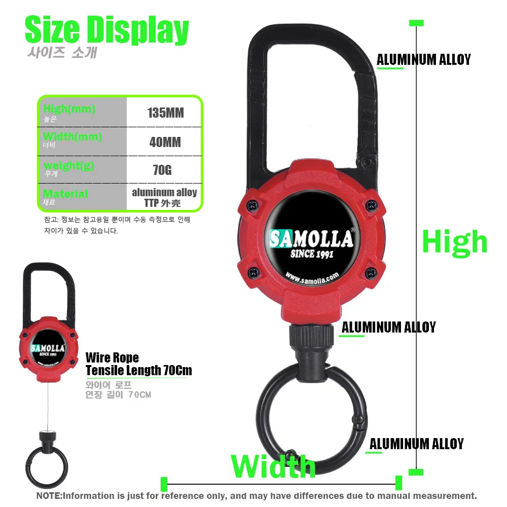 Nuevo soporte de insignia mejorado, cuerpo telescópico de aleación de aluminio con llavero magnético, gancho retráctil, cadena de herramientas, llavero táctico - imagen 2