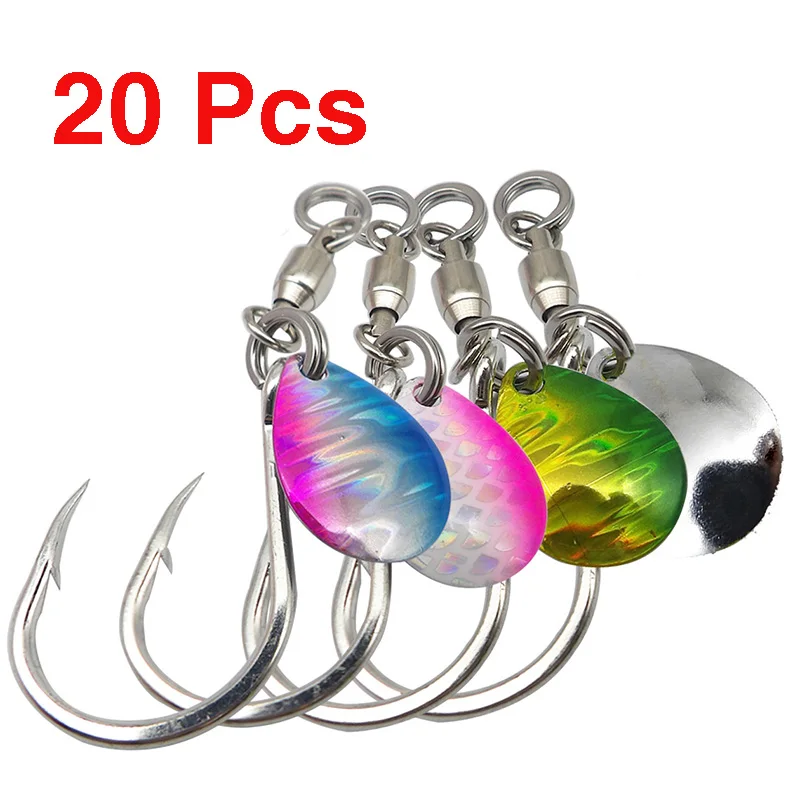 Anzuelo Jigging de Asistencia con Lentejuelas – Para Vinilos
