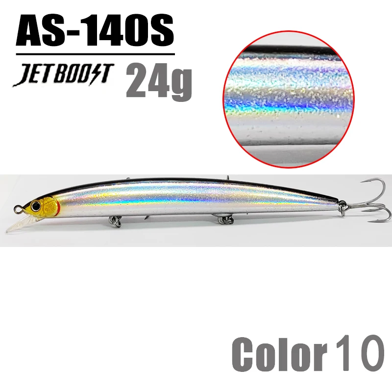 CASTFANATIC AS140S Jerkbait 14cm – Hundimiento lento para lubina - imagen 5