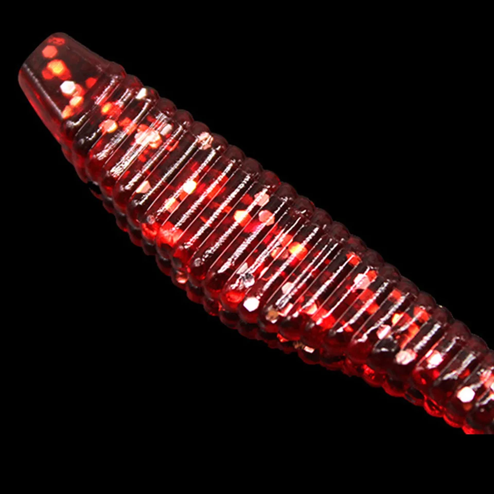 Señuelos blandos drop shot de silicona – Cola horquilla sin ataduras - imagen 3