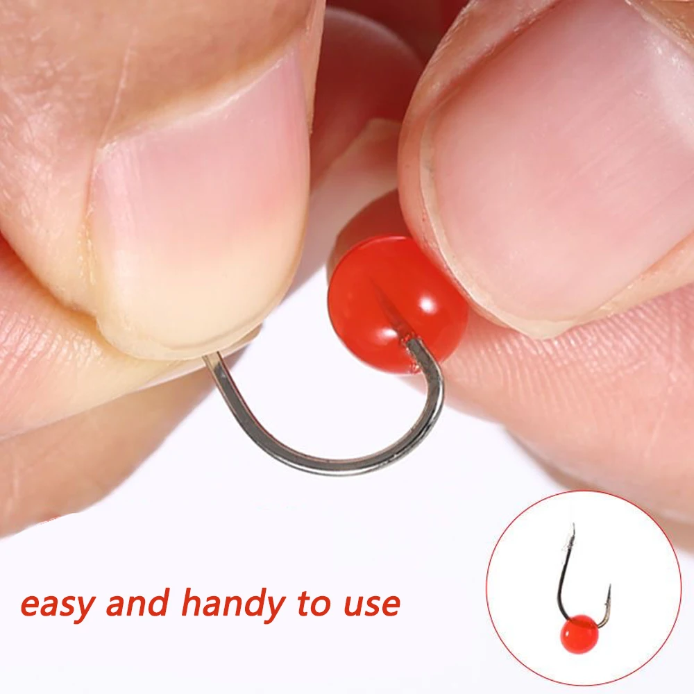 Cebo de gelatina 100 Uds 200 Uds 500 Uds comida de Pesca granular alimentación acuática carpa Pesca sabor atractivo nutrición elástica señuelo suave - imagen 3