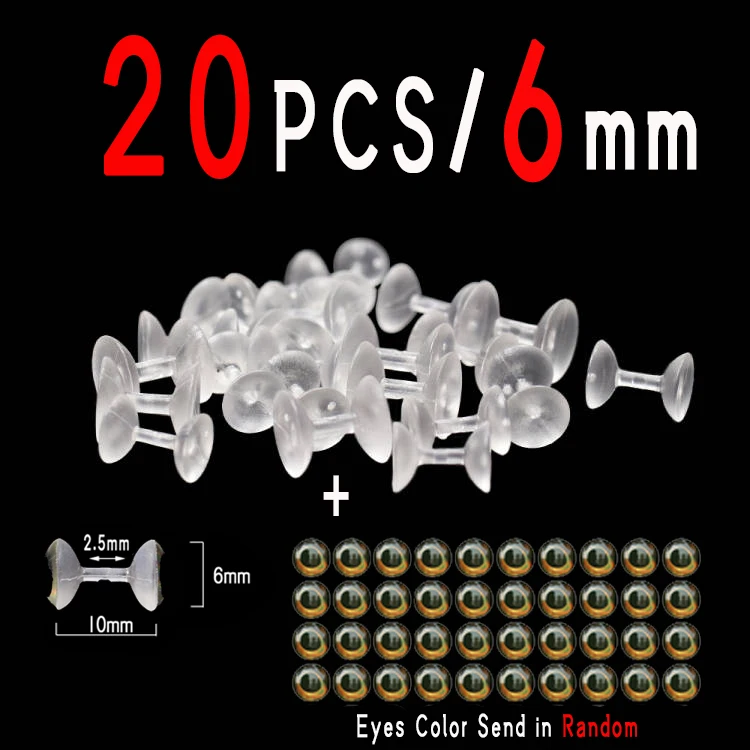 20pc  random 6mm