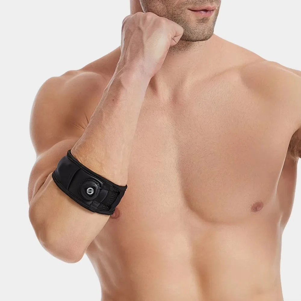 Codera portátil de alta calidad, banda de soporte de brazo transpirable ajustable, Protector de codo antideslizante Universal - imagen 3