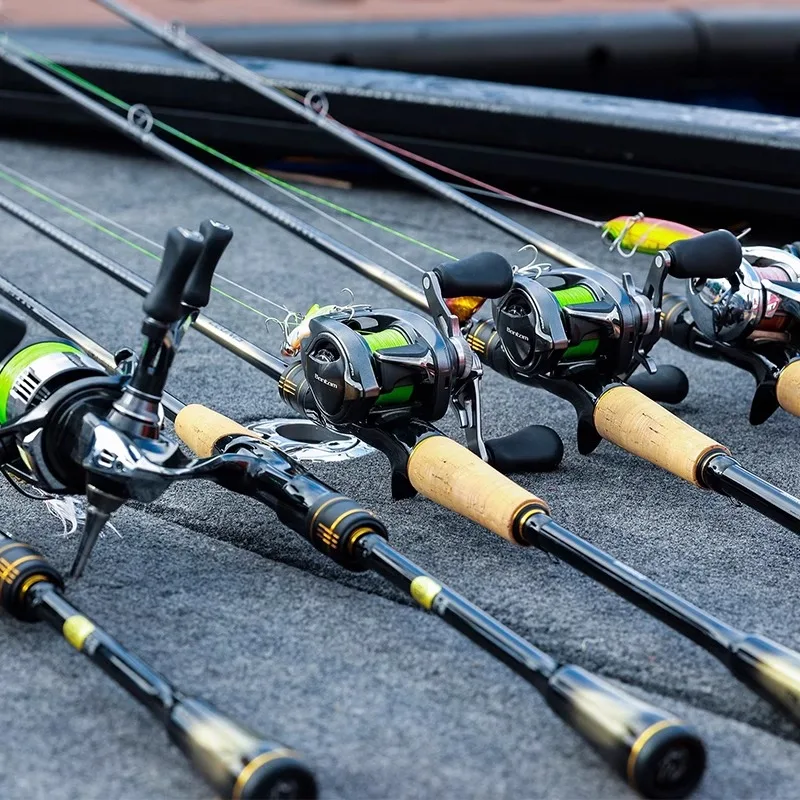 SHIMANO 2024 nuevo LEONIS 2 secciones supercast caña de fundición señuelo máximo 28g caña de pescar de carbono C14 + HI-POWER X para agua dulce - imagen 3