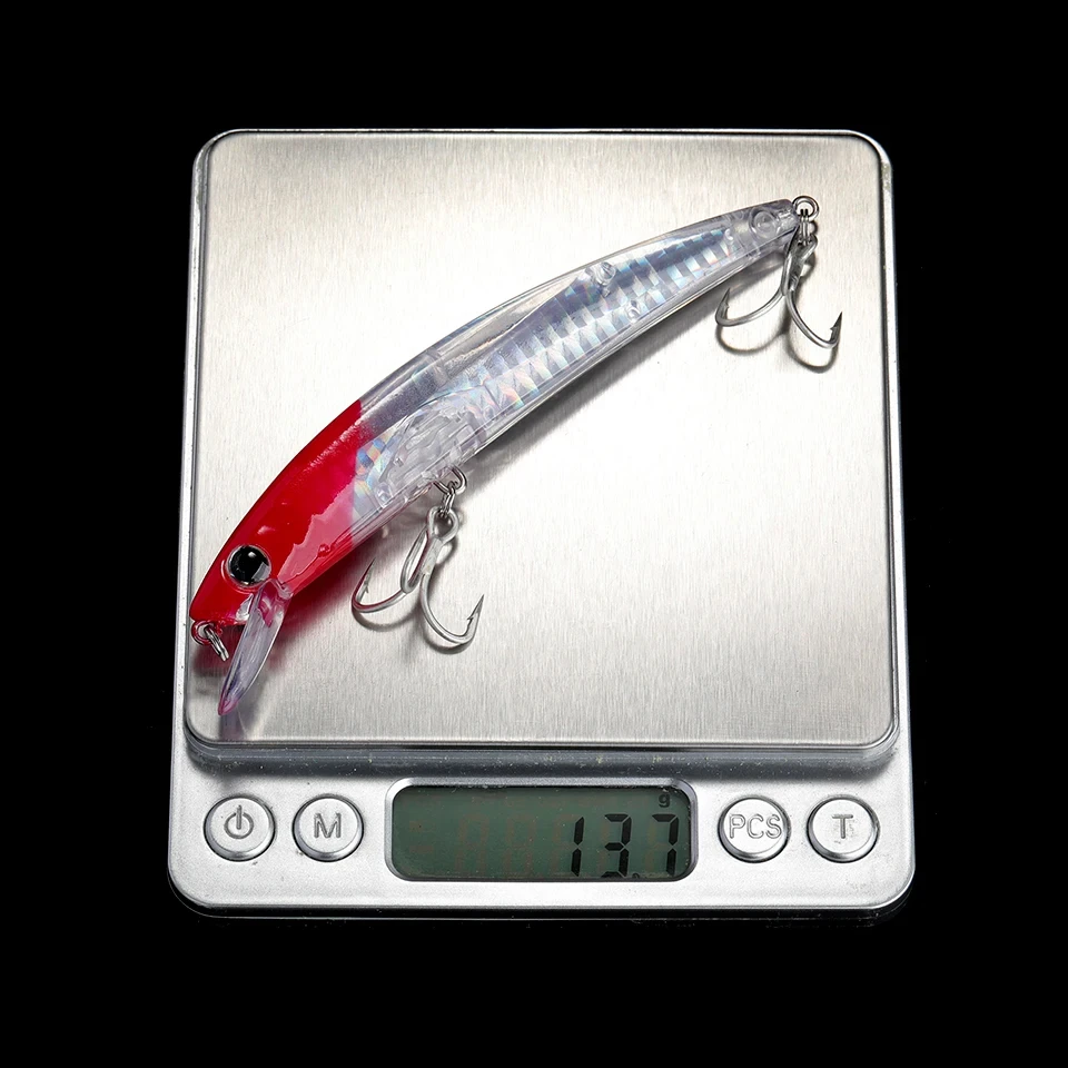 WALK FISH-señuelo Artificial para pesca, cebo flotante 3D de 110mm, 16g, Minnow, Wobbler, curricán, fundición, lubina, trucha - imagen 2