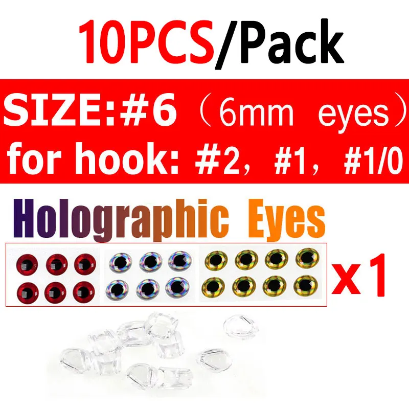Size 6 Holo Eyes