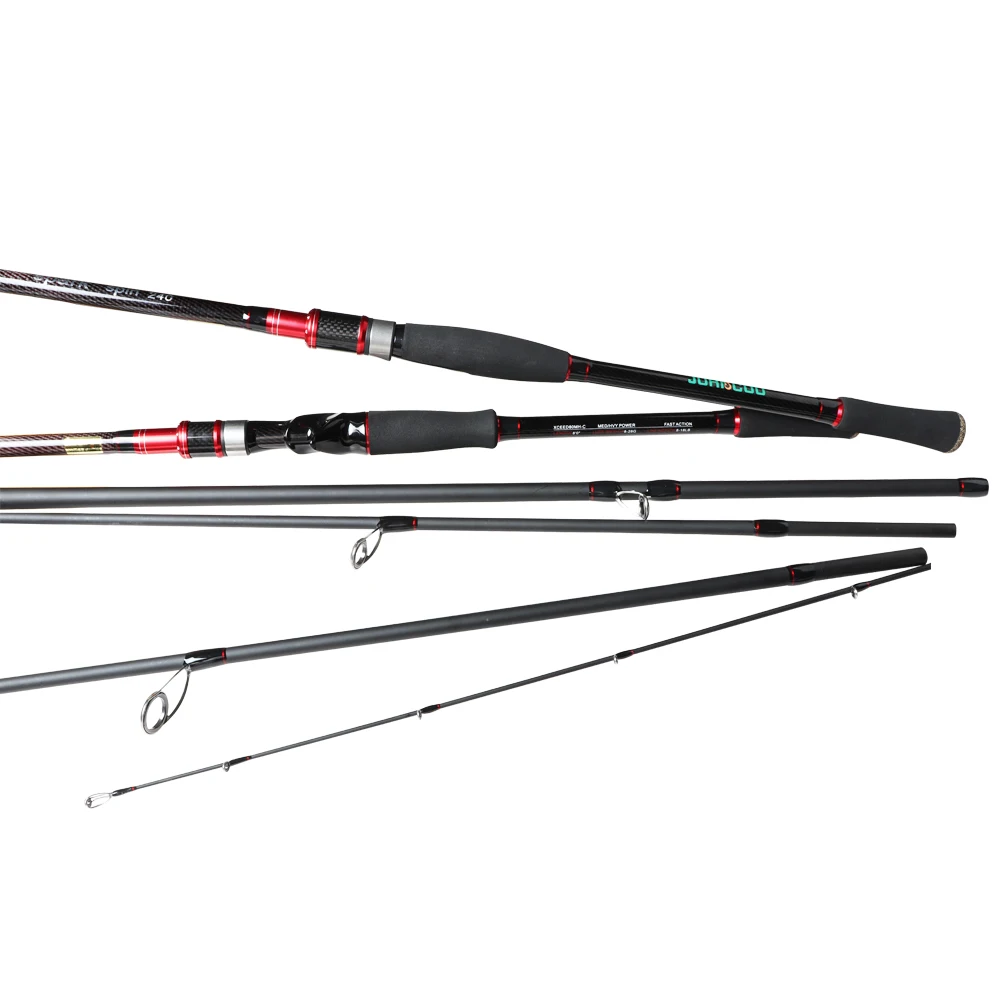 Caña de pescar giratoria con bolsa de acción rápida, 2,7 m, 3,0 m, 8-28g, caña de fundición larga para lubina, caña de fundición de alta calidad - imagen 4