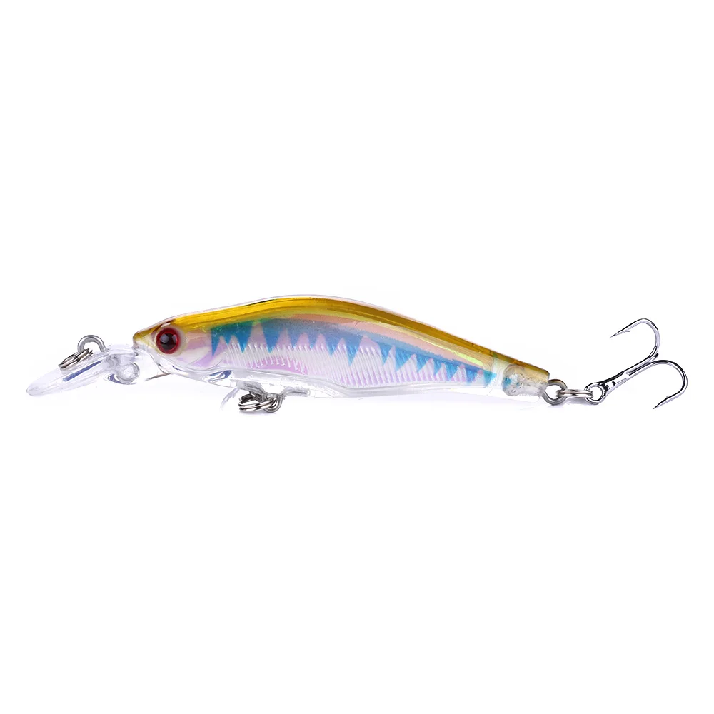 Señuelo Minnow Crankbait para lubina y perca con anzuelos triples - imagen 3