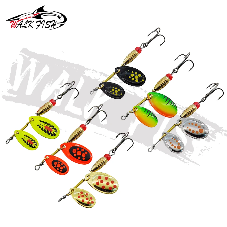 Señuelo Giratorio WALK FISH – Jig metálico con cuchara doble rotación - imagen 5