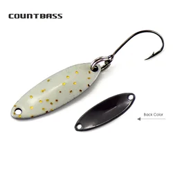 Countbass Cuchara Latón Fundido para Trucha y Lucio