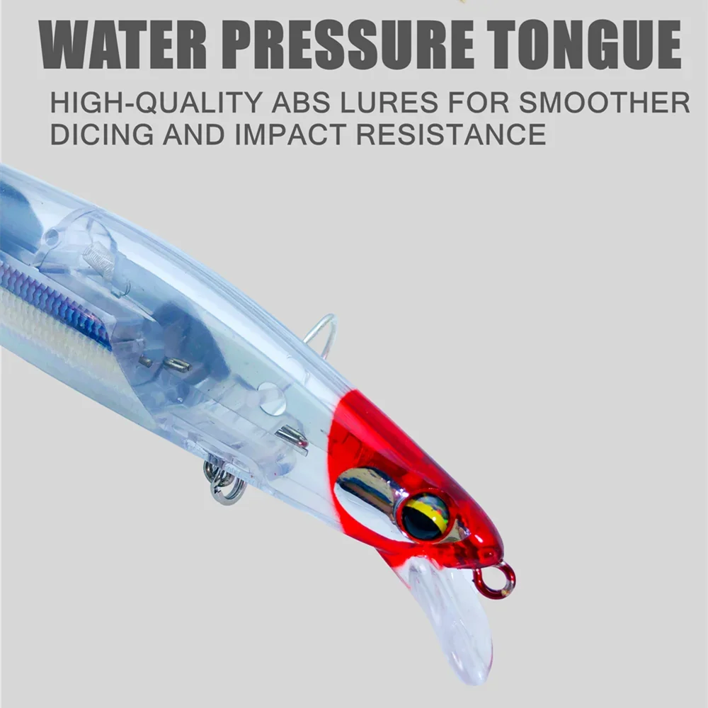 Señuelo Crankbait Greenspider Minnow – Hoja flash para lubina - imagen 5