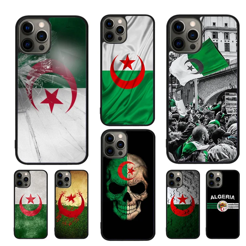 Funda iPhone con Bandera de Argelia – Compatible Pro Max