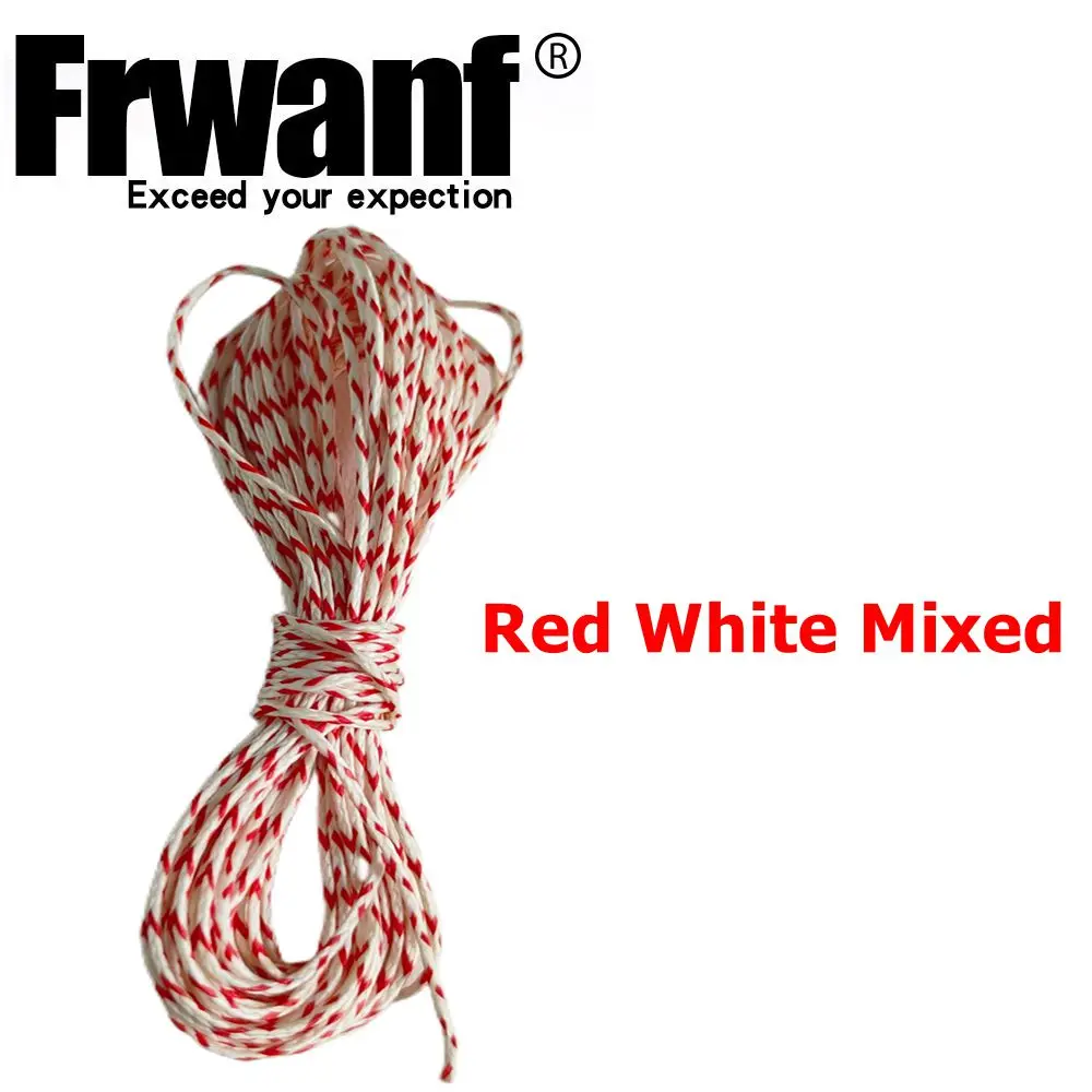 Frwanf-sedal de 8 hebras, 20 m/lote, línea de anzuelos de asistencia de PE, línea de encuadernación de pesca en barco fuerte, anzuelo de Jigging, accesorios DIY en bolsa - imagen 3