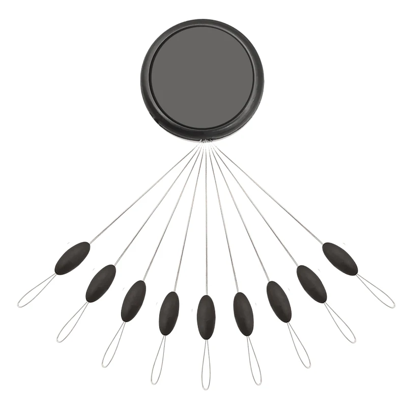 LUREHOLIC Tapón de pesca con cuentas espaciales, 9 piezas para Texas Rig Carolina Rig Free Rig, etc. Señuelo Pesca de lubina Línea de nailon o fluorocarbono - imagen 2