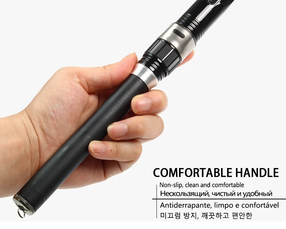 BAKAWA-caña de pescar giratoria FRP, alimentador de Surf Rock, 1,5 M, 1,8 M, 2,1 M, 2,4 M, 2,7 M, 3,0 M, telescópica, ultraligera, portátil, viaje en el mar - imagen 3