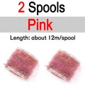 2 Spools Pink
