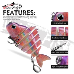 WALK FISH señuelo articulado multi-swimbait para lubina y trucha