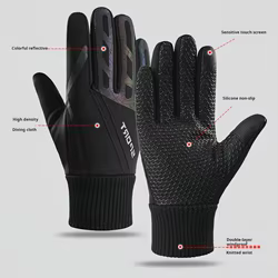 Guantes cálidos Guantes térmicos Guantes de esquí térmicos impermeables para hombres y mujeres para el clima para esquiar