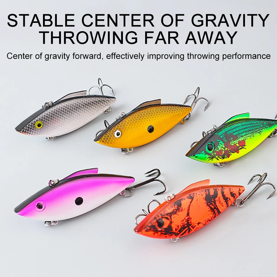Señuelo VIB Walk Fish – Duro tipo Shuttle con anzuelos reforzados - imagen 2
