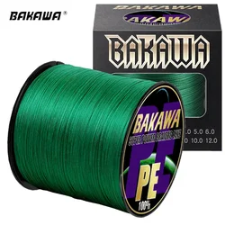 BAKAWA Línea Trenzada 4 Hilos Multifilamento Japonés para Carpa