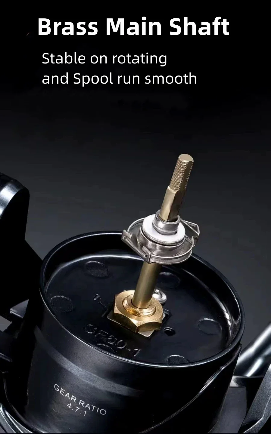 Experimente un rendimiento suave y confiable con nuestro eje principal de latón