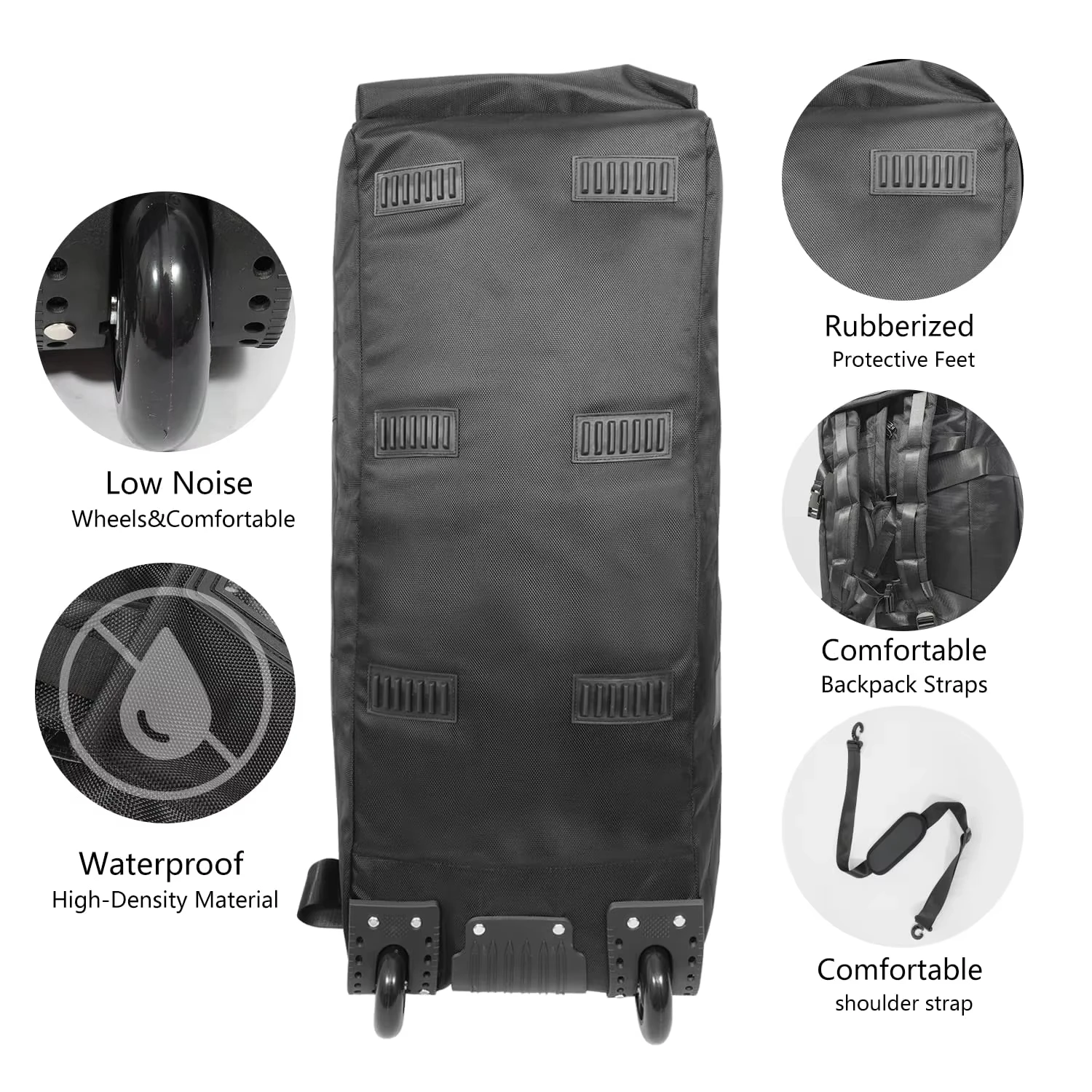 Bolsa de pesca portátil Goture 80L con ruedas - Lona plegable - imagen 3