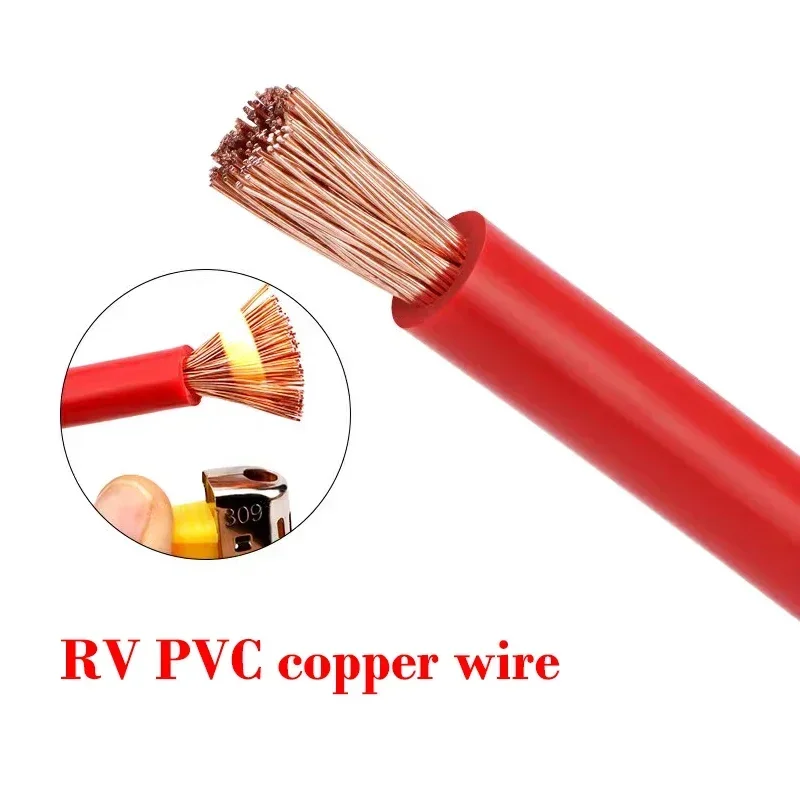 Cables de Batería AWG con Terminal M8 – Cobre Estañado y PVC