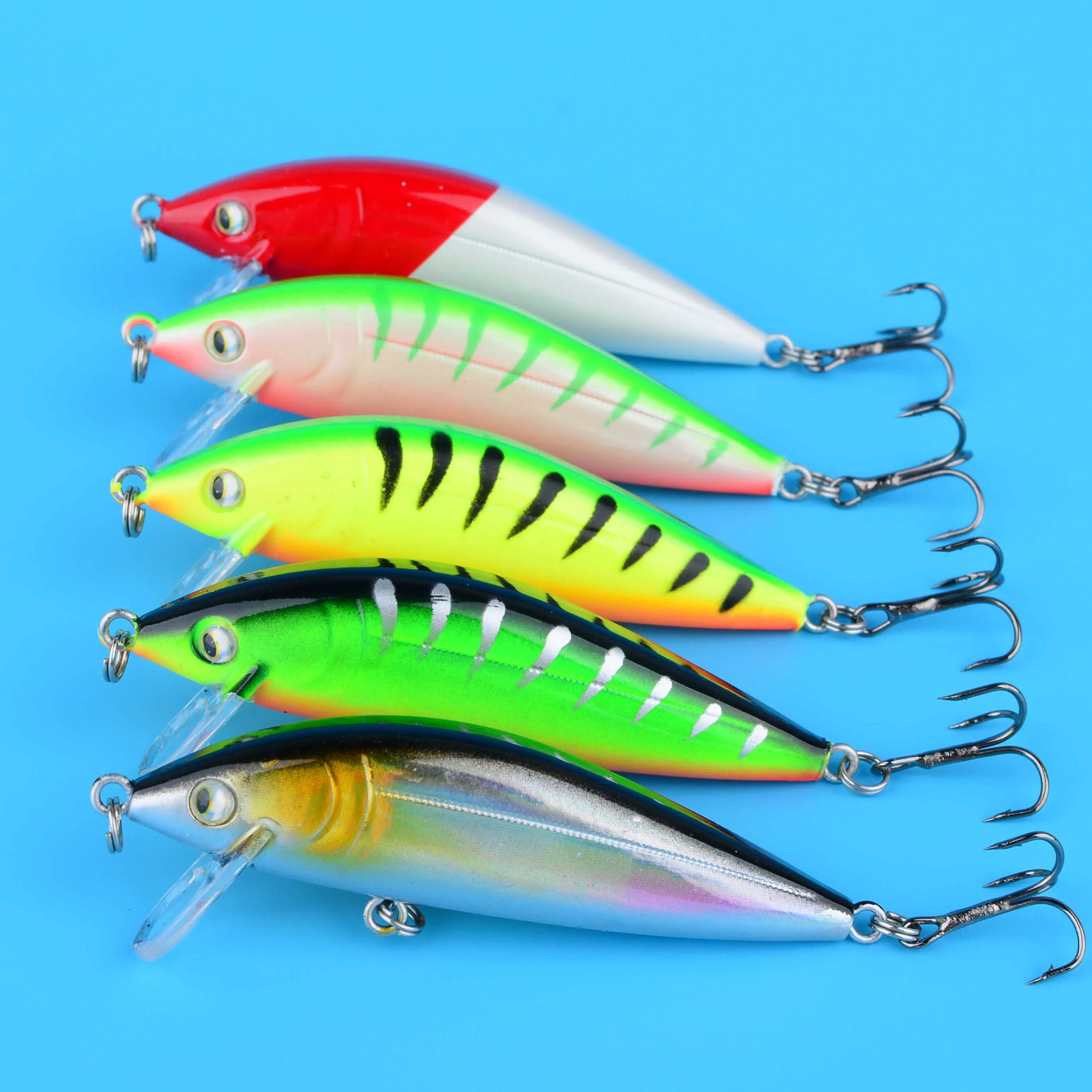Señuelo Minnow CrankFish Wobbler – Ojos 3D - imagen 5