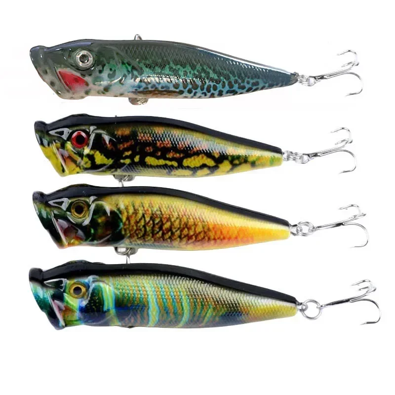 Cebo biónico pintado y pintado.