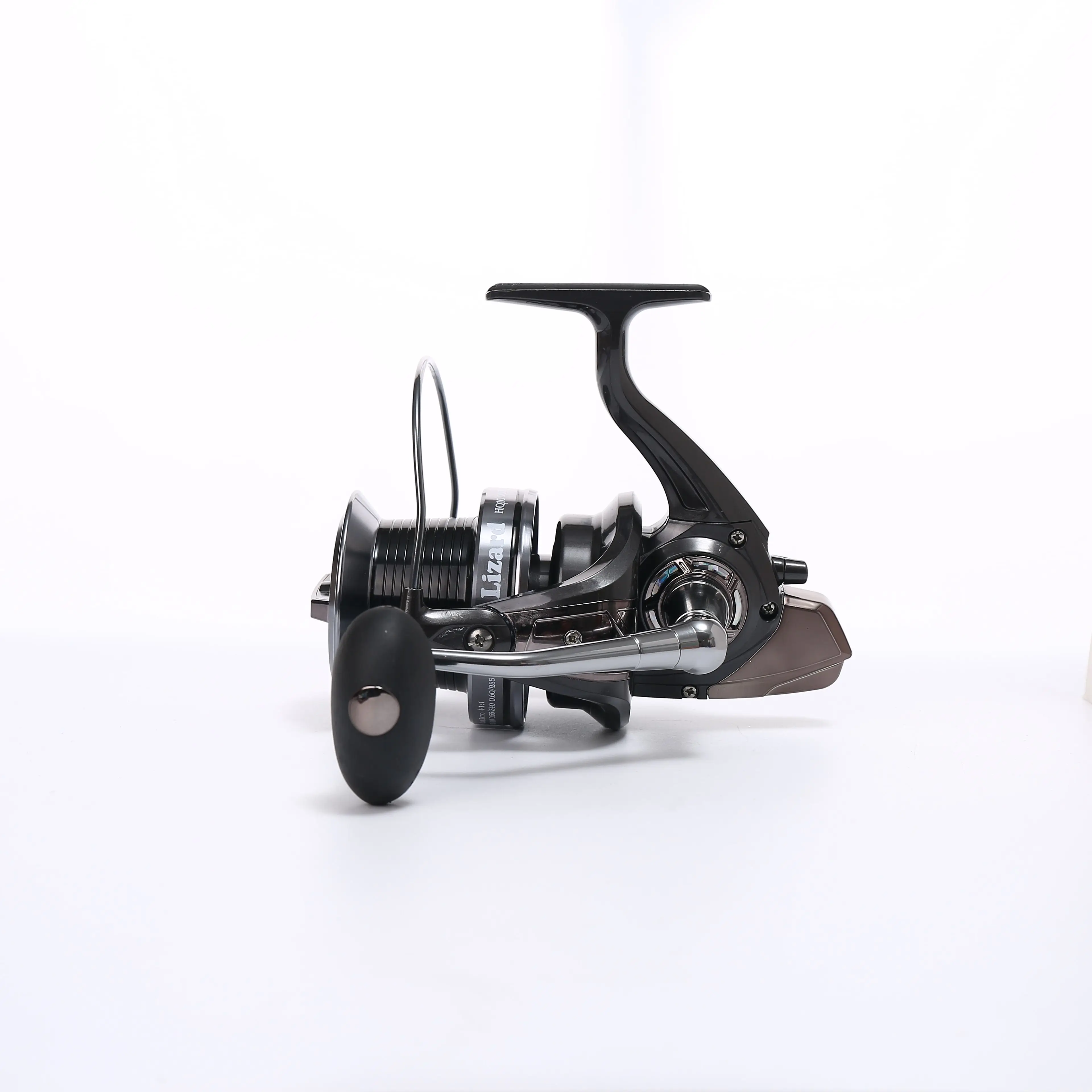 Lizard-Carrete de metal completo Jigging trolling Long Shot Casting, carpa y agua salada Surf Spinning, carrete de Pesca de Mar Grande, serie 9000 - imagen 4