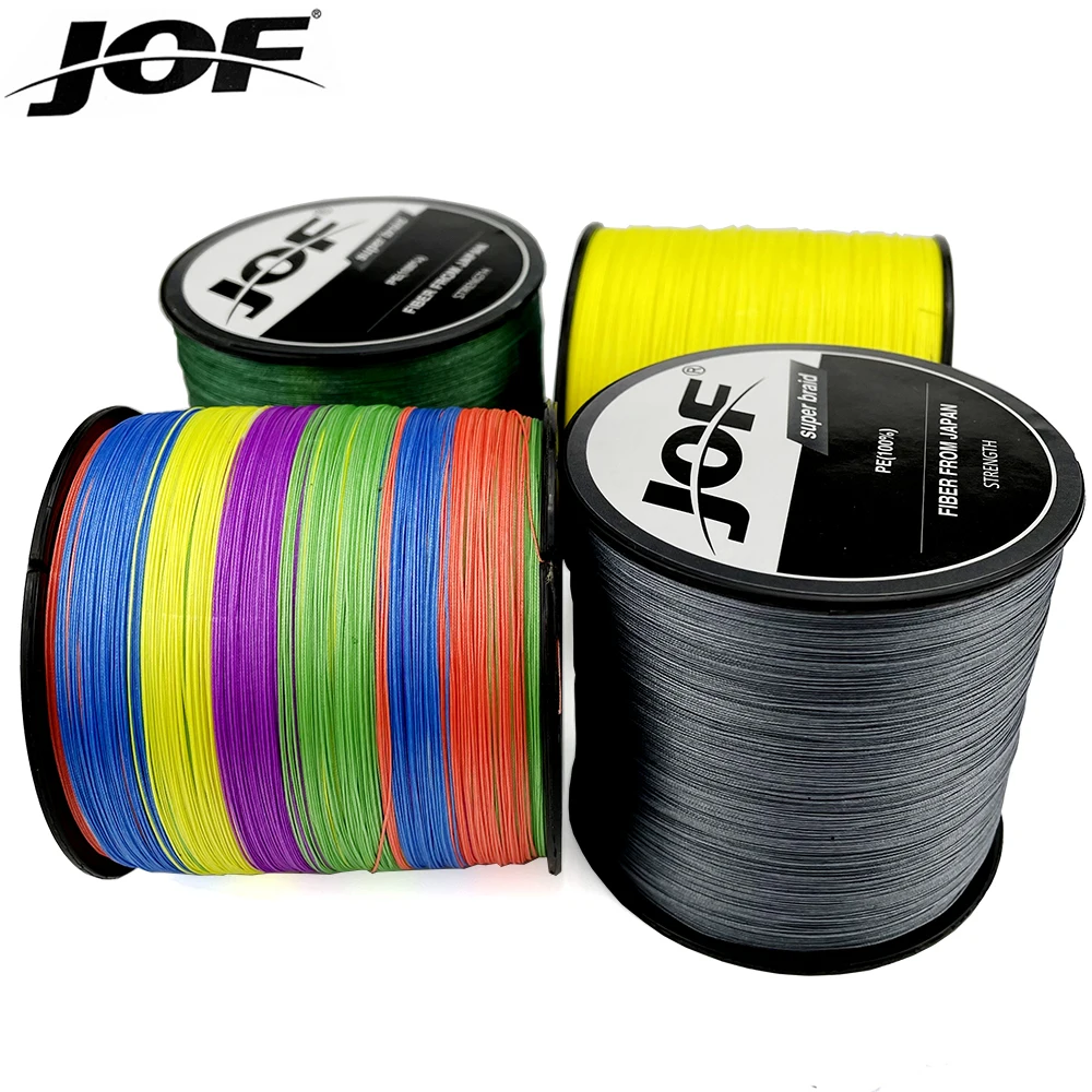 JOF X12 X8 súper fuerte 12 hebras 8 hebras hilo de pescar trenzado 300M 500M 1000M multifilamento PE línea aparejos de pesca de agua salada - imagen 3