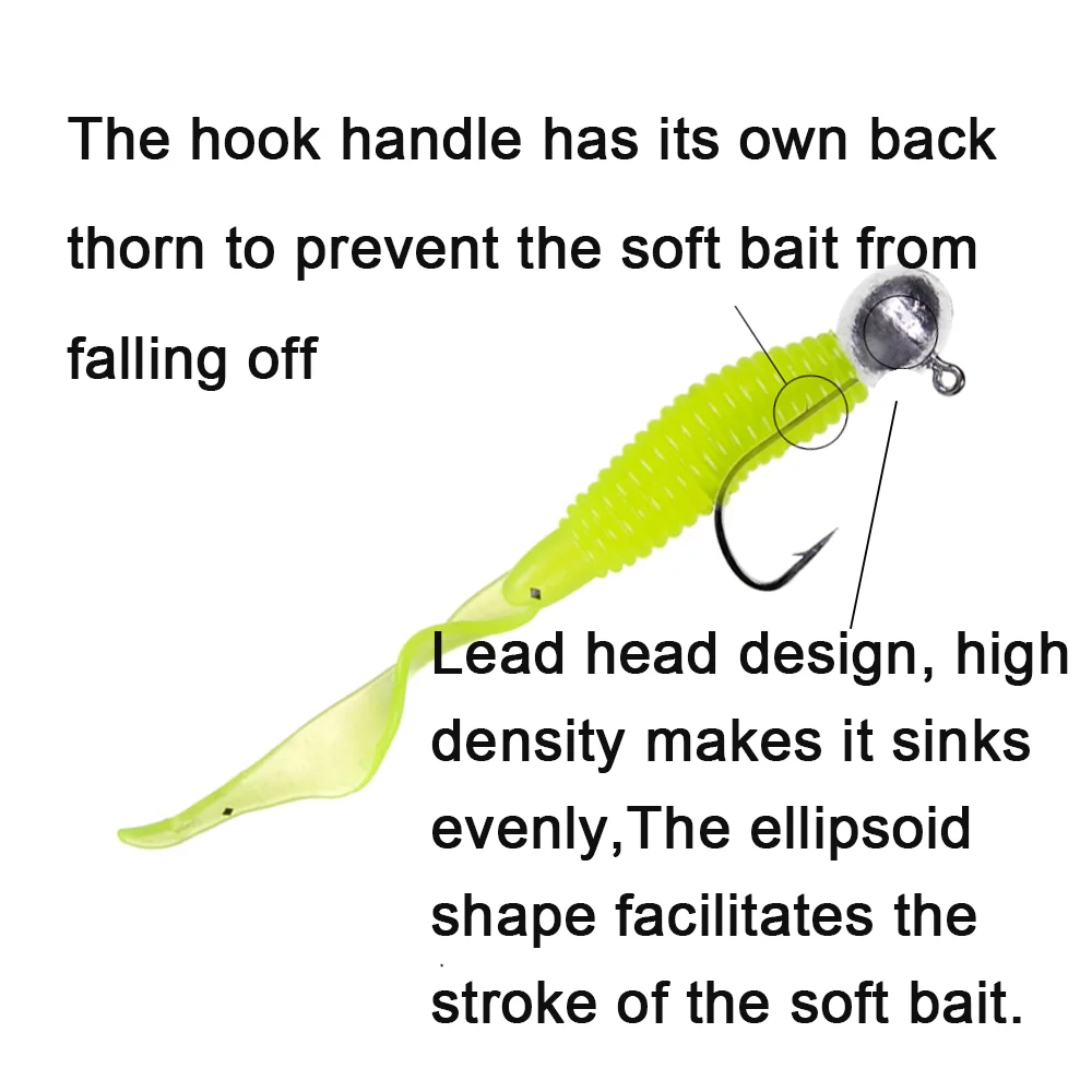 Lionriver-anzuelo de pesca de 50 piezas, anzuelo de acero al carbono de forma ovalada, señuelo de agua salada, anzuelo de níquel negro, aparejos de pesca - imagen 2