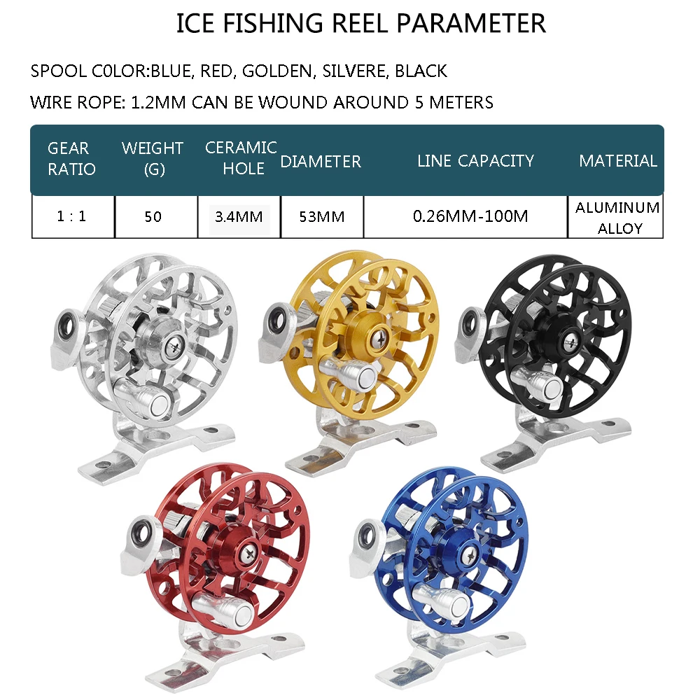 Carrete Hielo Metal 50g para Trucha y Lucio - imagen 5
