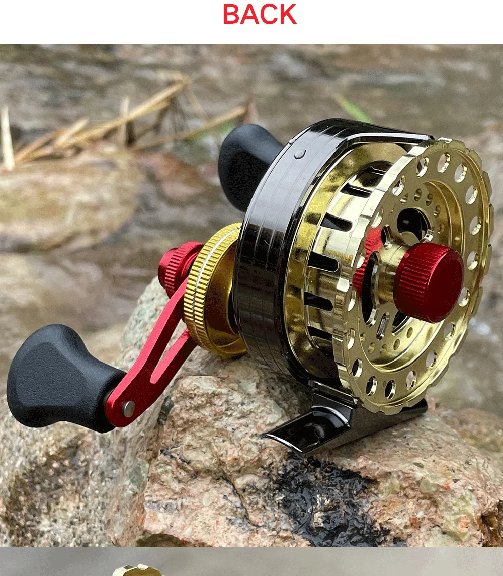 Experimente la emoción de la pesca con este carrete de alto rendimiento