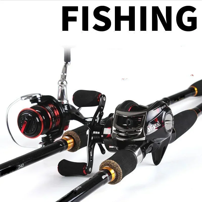Caña de Baitcasting de alto carbono para señuelos ligeros