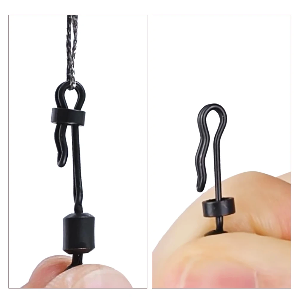 Conector de línea de carpa, accesorio de latón de cambio rápido, giratorio con bloqueo de almeja, 10 piezas/20 piezas, piezas - imagen 2