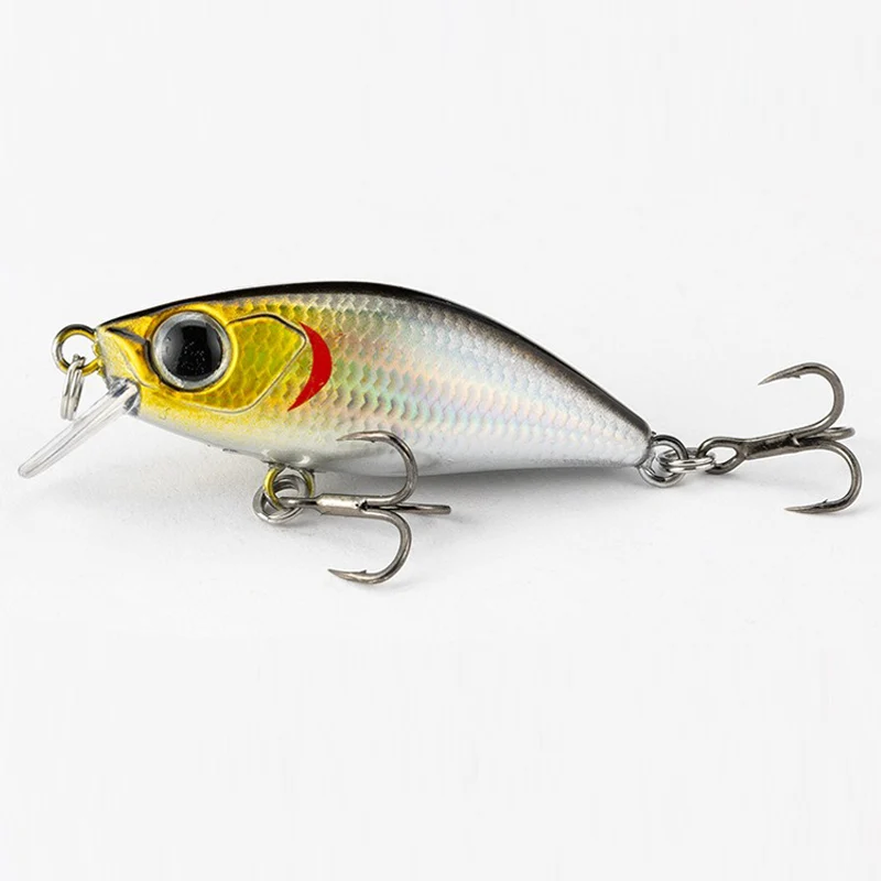 1 Uds Mini Minnow Señuelos de Pesca Wobblers 5cm 4,5g hundimiento cebo duro de plástico Artificial Crankbait Jerkbait Pesca aparejos de lubina - imagen 3
