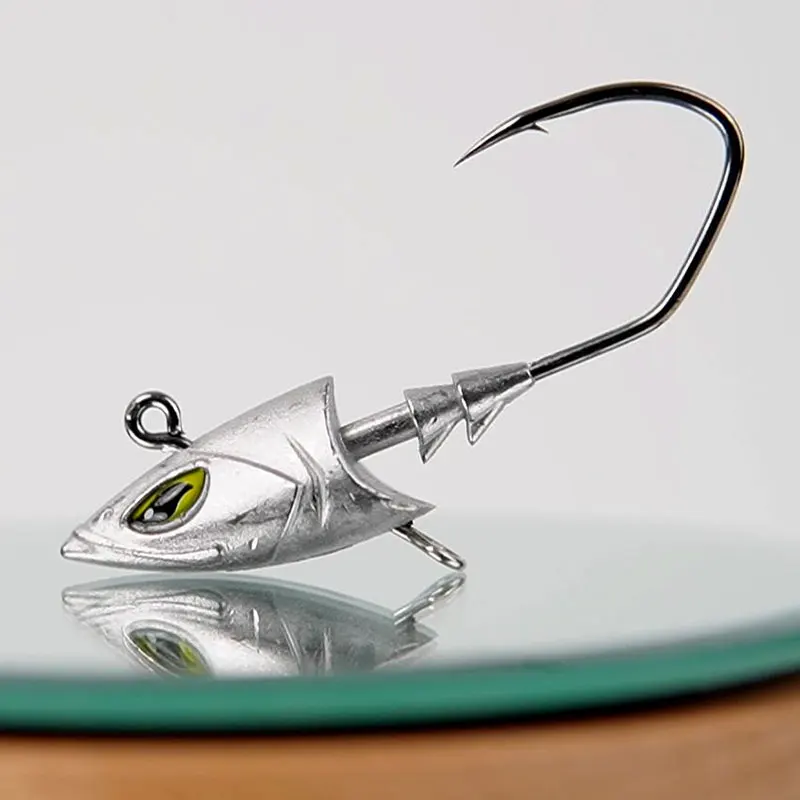 Anzuelos de jigging WDJYJ con cabeza lastrada