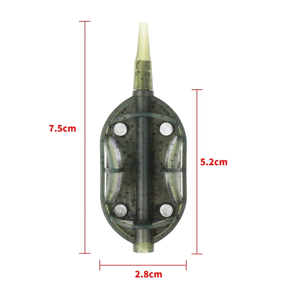 Hirisi-Molde alimentador de pesca, alimentador de método en línea para aparejos de pesca de carpa, herramienta, método alimentador, accesorios de pesca - imagen 3