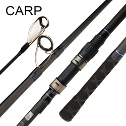 3,6 M 3,9 M 4,2 M 4-6 secciones 10kg CARP 40-160g caña de señuelo larga caña de pescar giratoria de Surf caña de lanzamiento de distancia de fibra de carbono dura SK