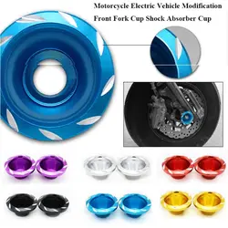 Modificación de vehículo eléctrico para motocicleta, taza de horquilla delantera, amortiguador, resistencia al desgaste, accesorios de copa de caída