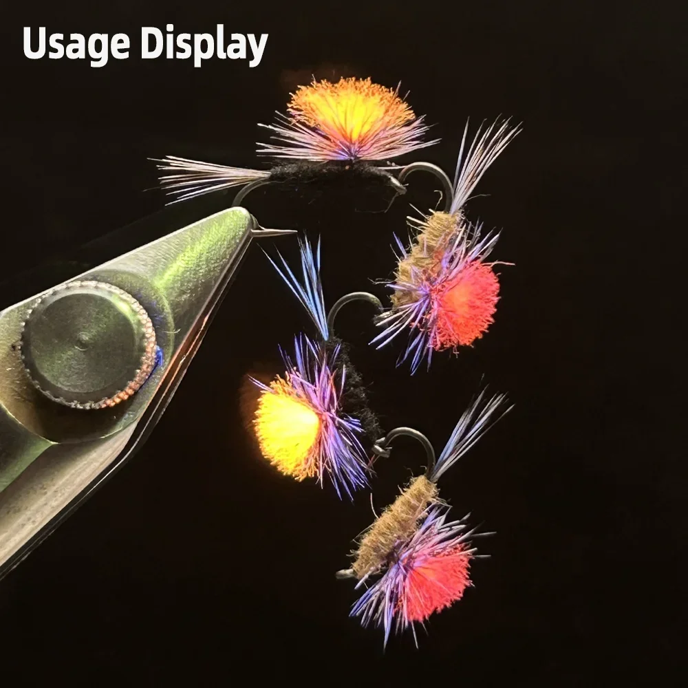 Wifreo, 2 uds/6 uds., Para poste, ala, hilo flotante, Material de atado de moscas para ninfas emergentes, poste de paracaídas, ala dividida, mosca seca, señuelo de trucha - imagen 4