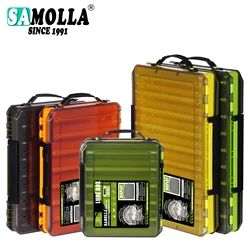 Caja de señuelos de doble cara – Organizador con compartimentos ajustables