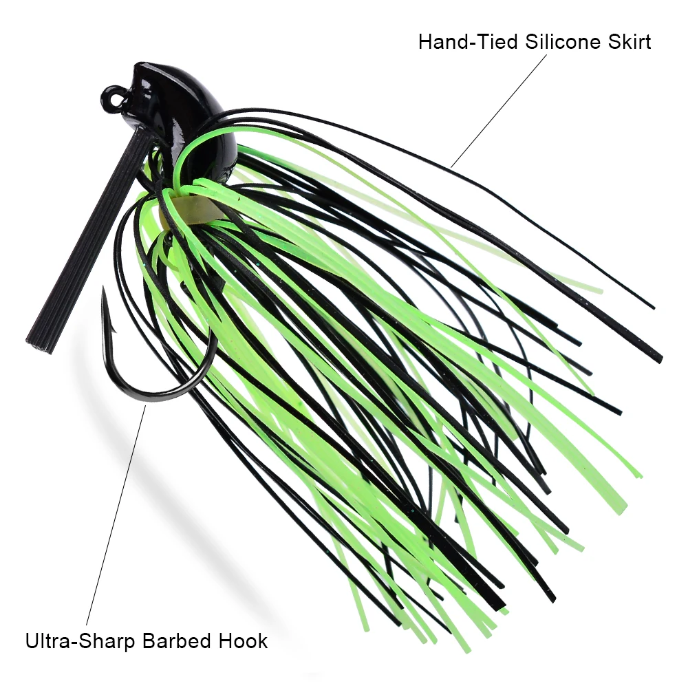 Proberos Swim Jigs Weedless – Cabeza de tungsteno para black bass - imagen 4