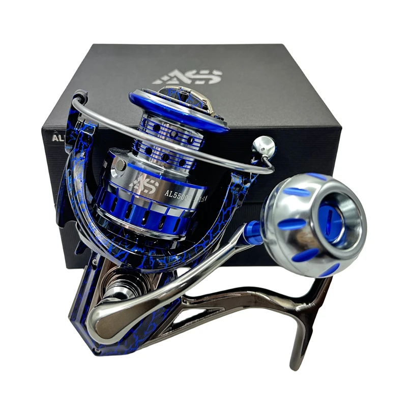 Carrete VWVIVIDWORLD Spinning – Pesca agua salada fuerte arrastre - imagen 5